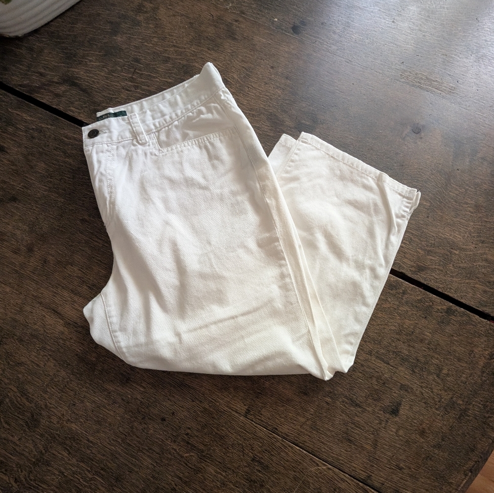 Lauren Jeans White Denim Jeans